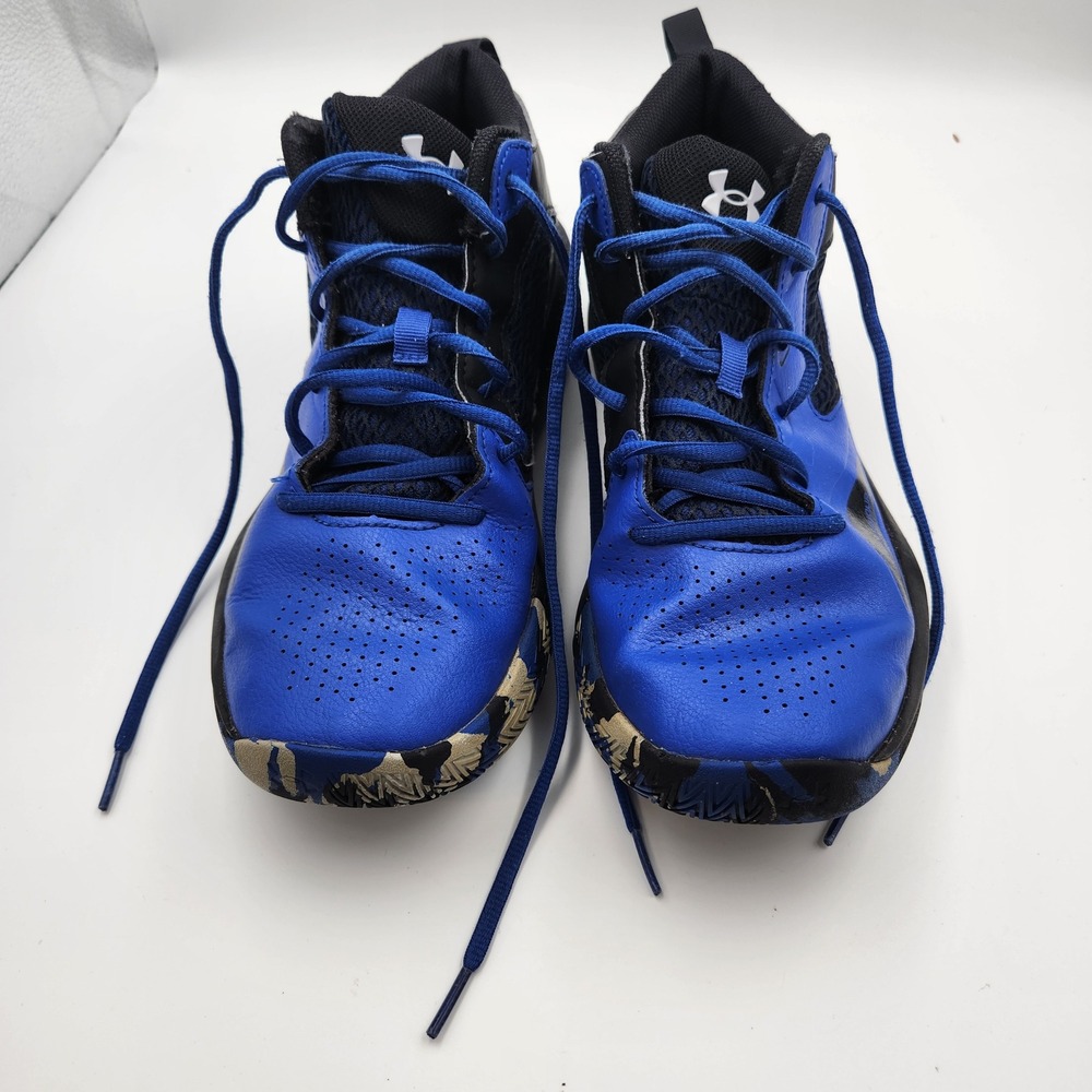Under Armour Shoes Mens 10 or Women 11.5 US Blue High Top Sneakers Athletic